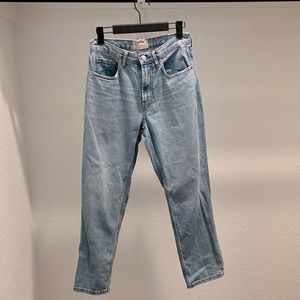 High waisted jeans